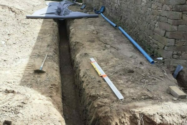 Terrassement drainage